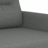 2-Sitzer-Sofa Dunkelgrau 140 cm Stoff