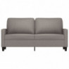 2-Sitzer-Sofa Taupe 140 cm Stoff