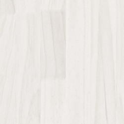 Bücherregal/Raumteiler Weiß 100x30x200 cm Kiefer Massivholz