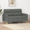 2-Sitzer-Sofa Dunkelgrau 120 cm Stoff