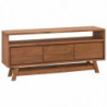 TV-Schrank 110x30x50 cm Massivholz Teak