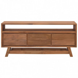 TV-Schrank 110x30x50 cm Massivholz Teak