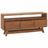 TV-Schrank 110x30x50 cm Massivholz Teak