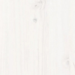 Tagesbett Weiß 90x190 cm Massivholz Kiefer