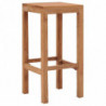 Barhocker 4 Stk. Massivholz Teak