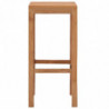 Barhocker 4 Stk. Massivholz Teak