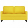 2-Sitzer-Sofa Hellgelb 120 cm Stoff