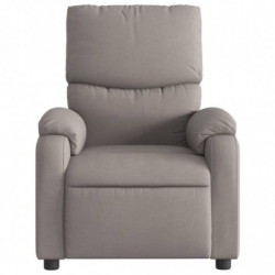 Relaxsessel Taupe Stoff