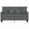 2-Sitzer-Sofa Dunkelgrau 120 cm Stoff