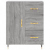 Highboard Grau Sonoma 69,5x34x180 cm Holzwerkstoff