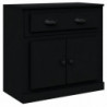 Sideboards 3 Stk. Schwarz Holzwerkstoff