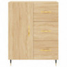 Highboard Sonoma-Eiche 69,5x34x180 cm Holzwerkstoff