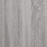 Bettgestell mit Kopf- und Fußteil Grau Sonoma 180x200 cm
