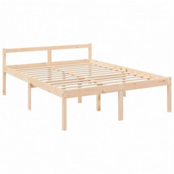 Seniorenbett mit Kopfteil 160x200 cm Massivholz