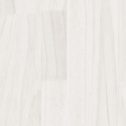 Massivholzbett Weiß 135x190 cm