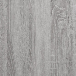 Bettgestell mit Kopf- und Fußteil Grau Sonoma 150x200 cm
