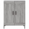 Highboard Grau Sonoma 69,5x34x180 cm Holzwerkstoff