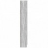 Badezimmerschrank Grau Sonoma 82,5x30,5x185,5 cm Holzwerkstoff