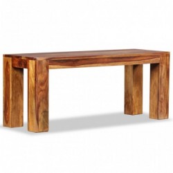 Sitzbank Massivholz 110x35x45 cm