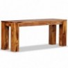 Sitzbank Massivholz 110x35x45 cm