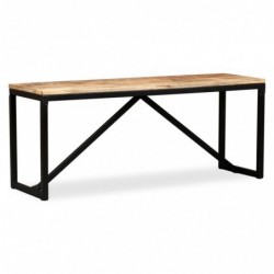 Sitzbank Massiv-Mangoholz 110 x 35 x 45 cm