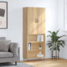 Highboard Sonoma-Eiche 69,5x34x180 cm Holzwerkstoff