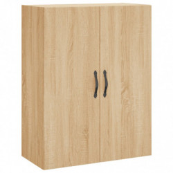 Highboard Sonoma-Eiche 69,5x34x180 cm Holzwerkstoff