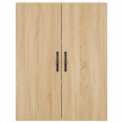 Highboard Sonoma-Eiche 69,5x34x180 cm Holzwerkstoff