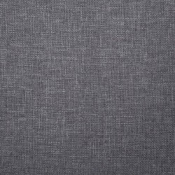 Bank mit Staufach 116 cm Hellgrau Polyester