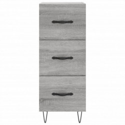 Highboard Grau Sonoma 34,5x34x180 cm Holzwerkstoff