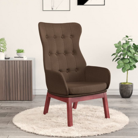 Relaxsessel Braun Stoff