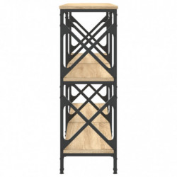 Konsolentisch Sonoma-Eiche 200x28x80,5 cm Holzwerkstoff