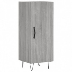 Highboard Grau Sonoma 34,5x34x180 cm Holzwerkstoff