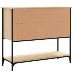 Sideboard Sonoma-Eiche 100x36x85 cm Holzwerkstoff