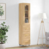 Highboard Sonoma-Eiche 34,5x34x180 cm Holzwerkstoff