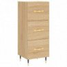 Highboard Sonoma-Eiche 34,5x34x180 cm Holzwerkstoff