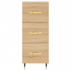 Highboard Sonoma-Eiche 34,5x34x180 cm Holzwerkstoff