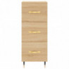 Highboard Sonoma-Eiche 34,5x34x180 cm Holzwerkstoff