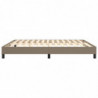 Boxspringbett Taupe 160x200 cm Stoff