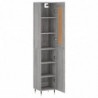 Highboard Grau Sonoma 34,5x34x180 cm Holzwerkstoff