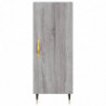 Highboard Grau Sonoma 34,5x34x180 cm Holzwerkstoff