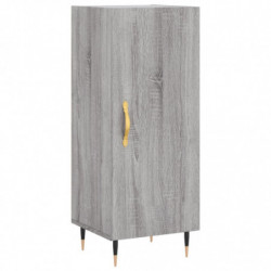 Highboard Grau Sonoma 34,5x34x180 cm Holzwerkstoff