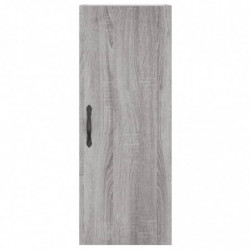 Highboard Grau Sonoma 34,5x34x180 cm Holzwerkstoff