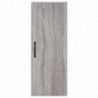 Highboard Grau Sonoma 34,5x34x180 cm Holzwerkstoff