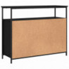 Sideboard Schwarz 100x35x80 cm Holzwerkstoff