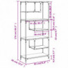 Bücherregal Sonoma-Eiche 81x36x176 cm Holzwerkstoff