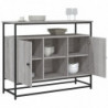 Sideboard Grau Sonoma 100x35x80 cm Holzwerkstoff