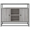 Sideboard Grau Sonoma 100x35x80 cm Holzwerkstoff