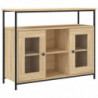 Sideboard Sonoma-Eiche 100x35x80 cm Holzwerkstoff