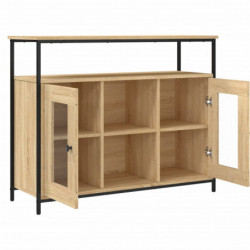 Sideboard Sonoma-Eiche 100x35x80 cm Holzwerkstoff